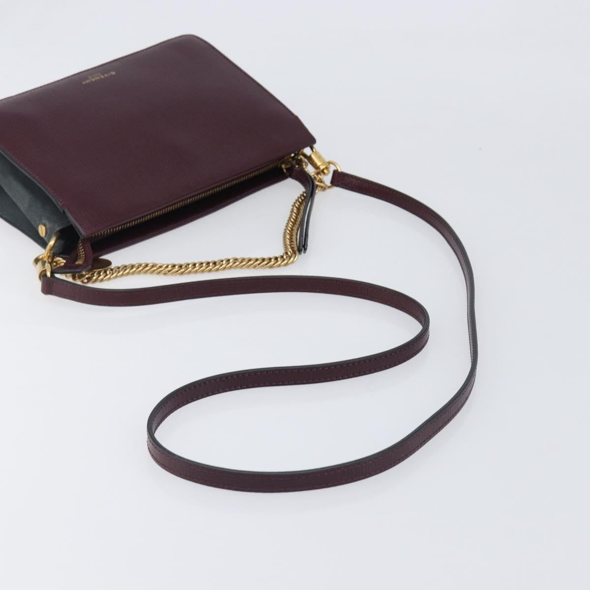 Givenchy Cross 3 Leather, Burgundy, Leather, Crossbody Bag