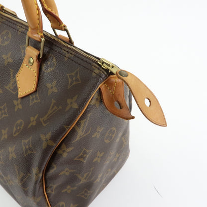 Louis Vuitton Speedy Monogram Canvas, Brown, Canvas, Handbag