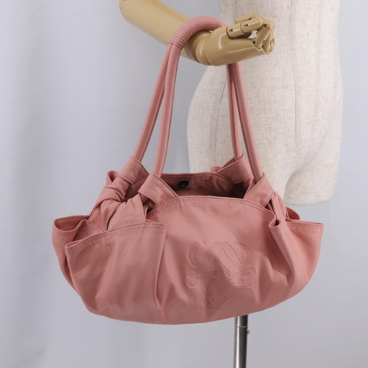 Loewe Aire Leather, Pink, Leather, Shoulder Bag