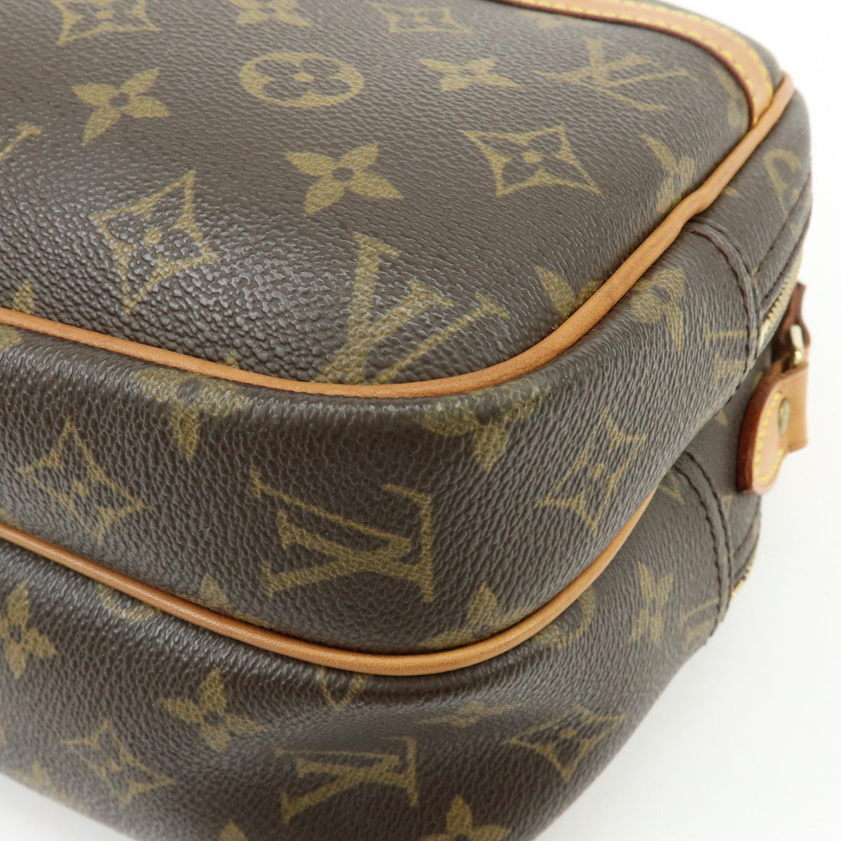 Louis Vuitton Reporter Monogram Canvas, Brown, Canvas, Shoulder Bag