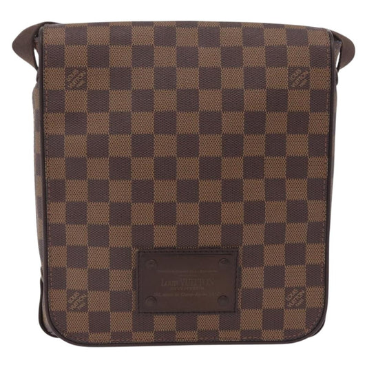 Louis Vuitton Brooklyn Damier, Brown, Canvas, Shoulder Bag