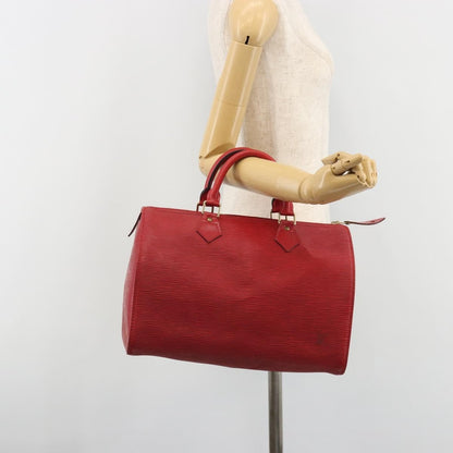 Louis Vuitton Speedy Epi Leather, Red, Leather, Handbag