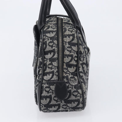 Christian Dior Trotter Double Saddle Canvas, Black, Canvas, Handbag