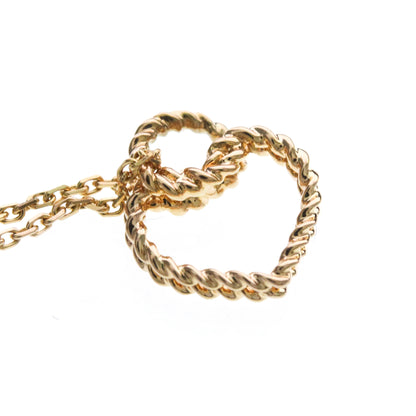 Cartier Torta Heart Pendant 18K Rose Gold, Gold, Pink Gold, Necklace