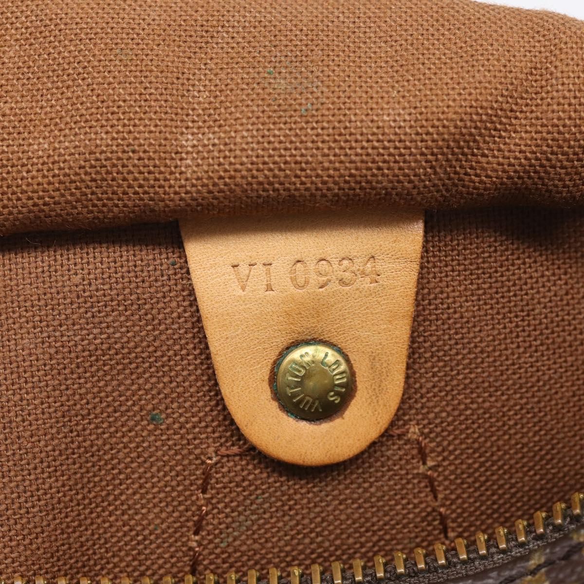 Louis Vuitton Speedy Monogram Canvas, Brown, Canvas, Handbag