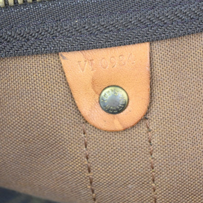 Louis Vuitton Keepall Bandoulière Monogram, Brown, Canvas, Travel Bag