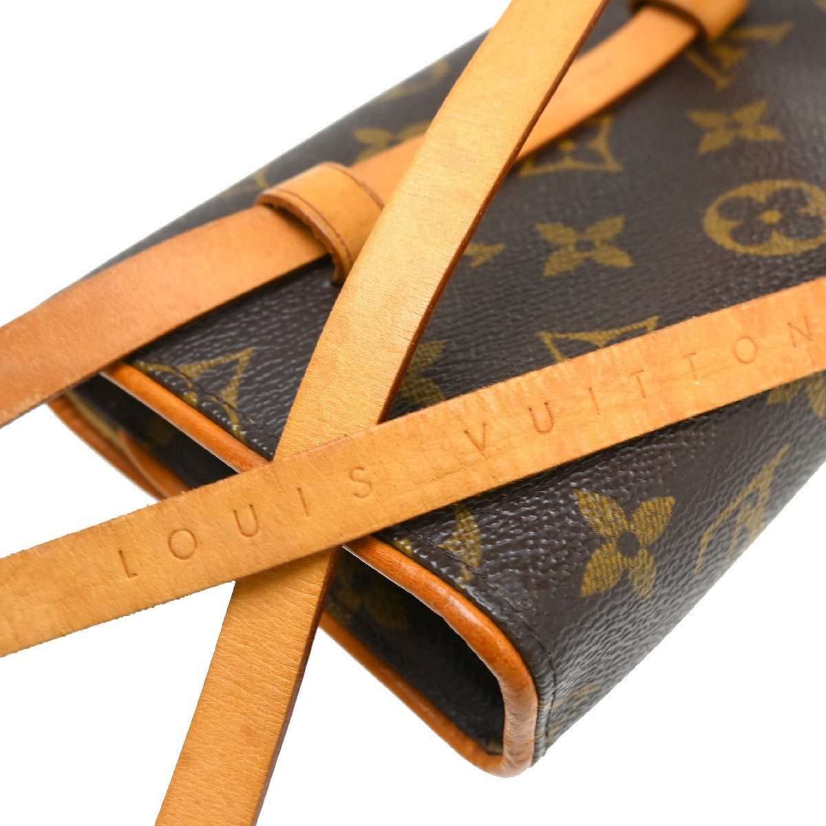 Louis Vuitton Florentine Monogram, Brown, Canvas, Clutch
