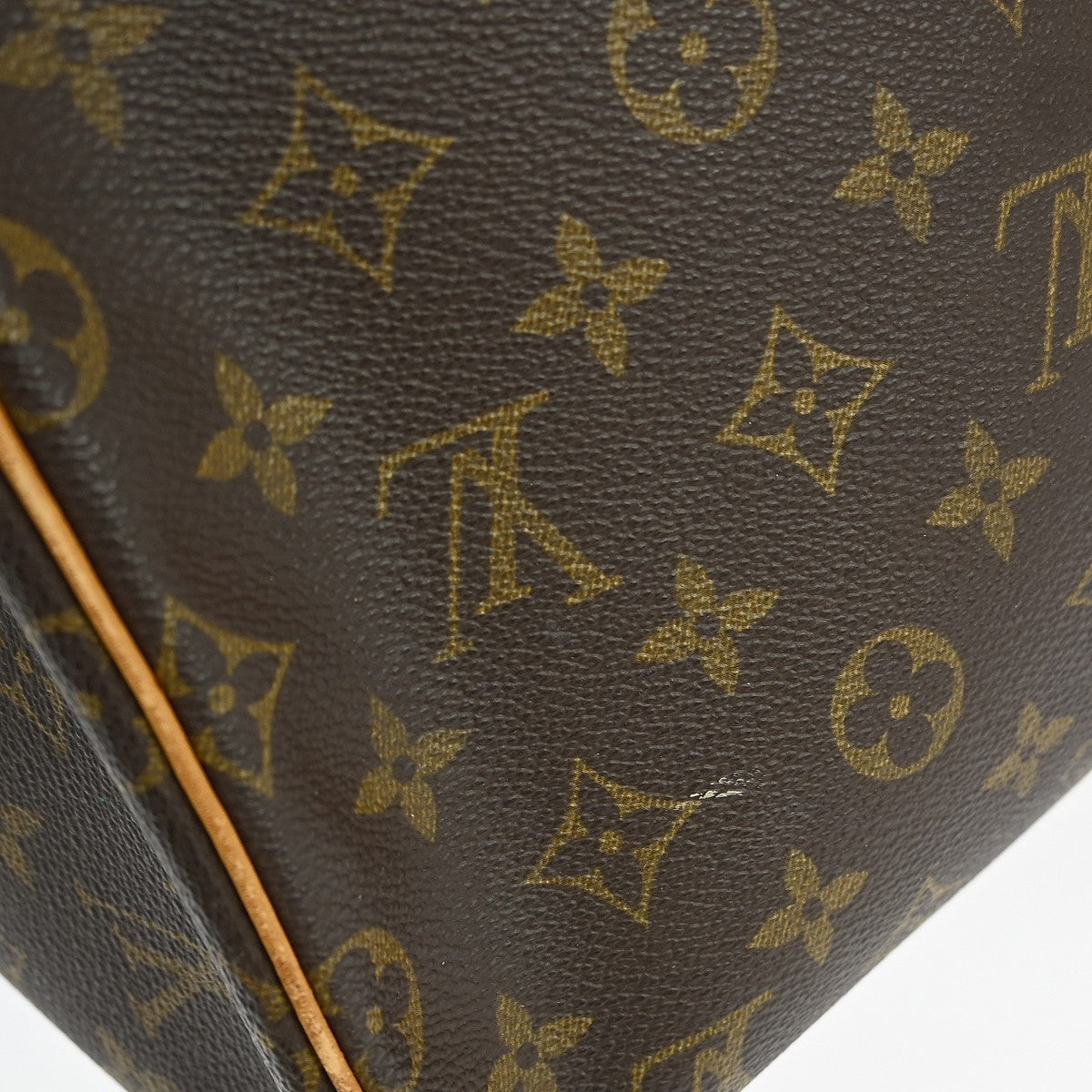 Louis Vuitton Keepall Monogram, Brown, Canvas, Travel Bag