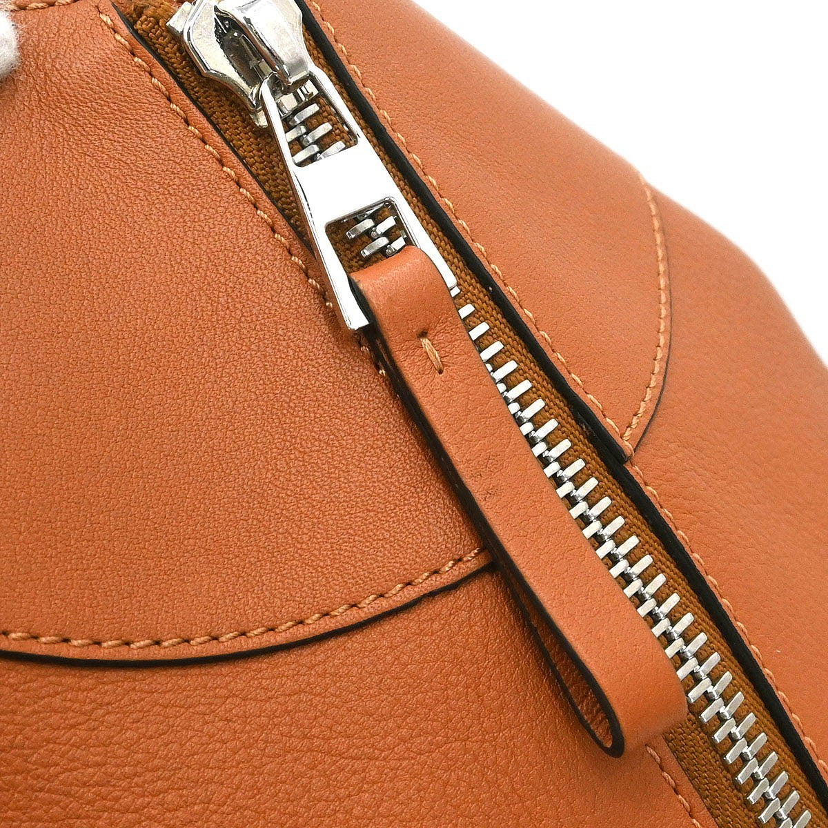 Loewe Hammock Leather, Brown, Leather, Handbag