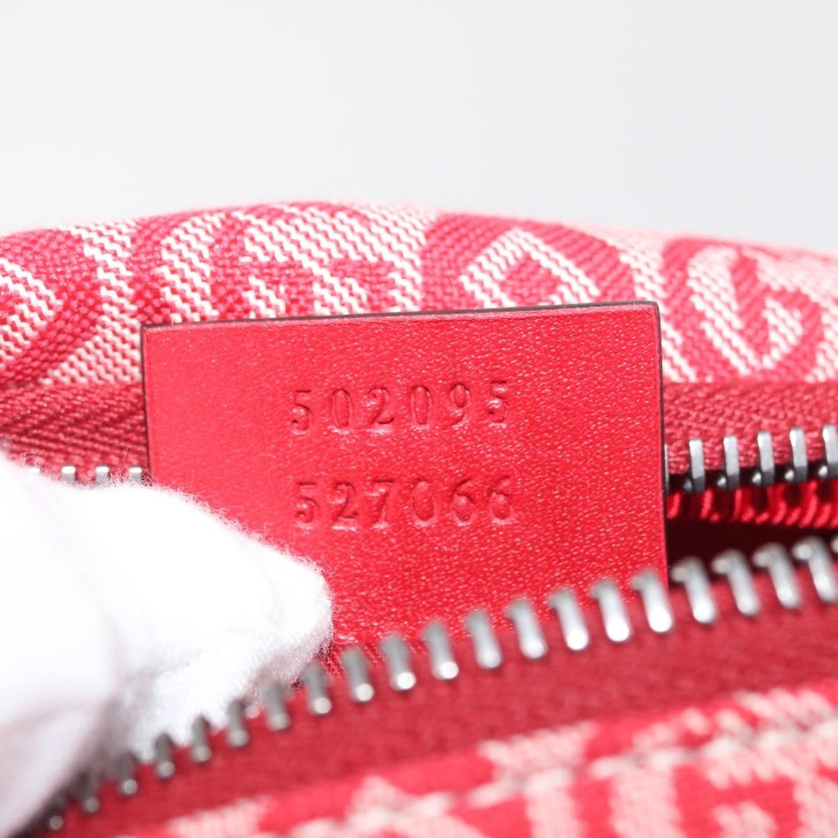 Gucci Children's Belt Printed Coated Canvas, Red, Canvas, Handbag