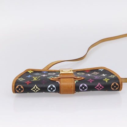 Louis Vuitton Shirley Monogram Multicolor, Black, Canvas, Handbag