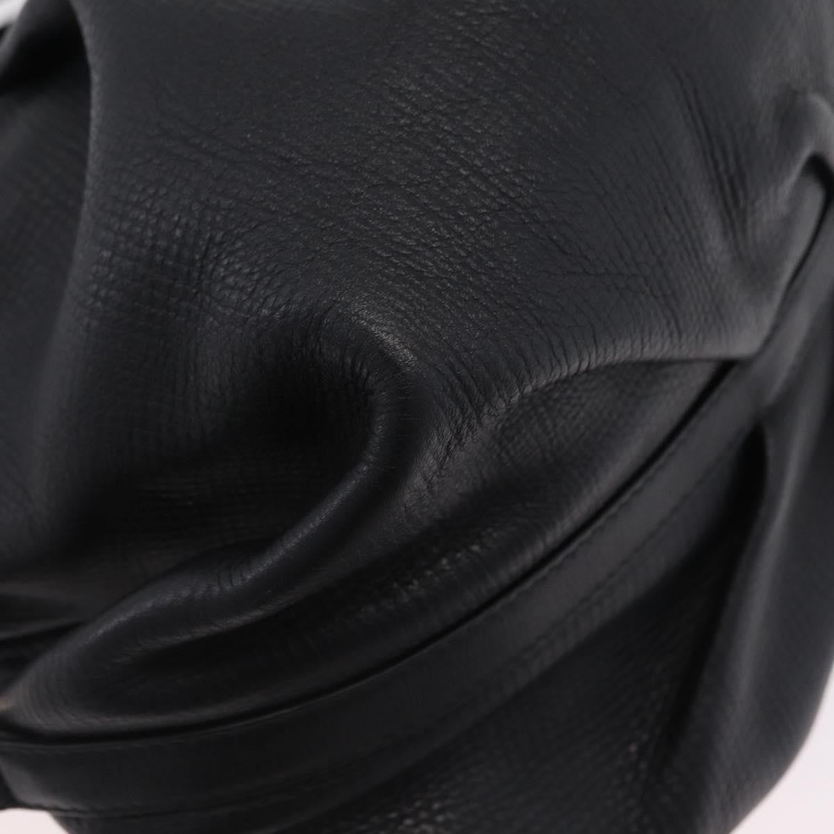 Bvlgari Chandra Hobo Leather, Black, Leather, Shoulder Bag