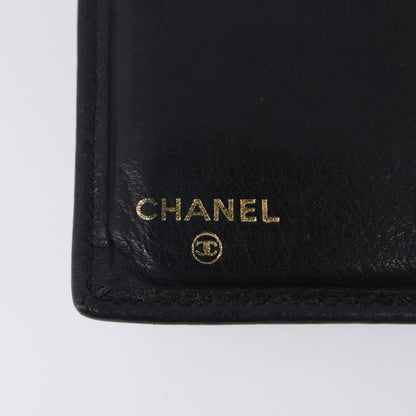 Chanel Timeless Bifold Card Case Caviar, Black, Leather, Card Holder