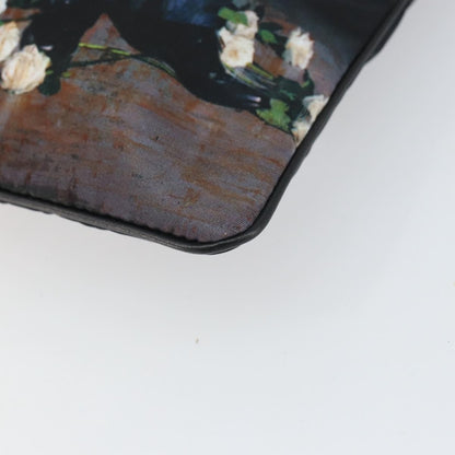 Christian Dior Homme Zip Printed Nylon, Multicolour, Nylon, Clutch