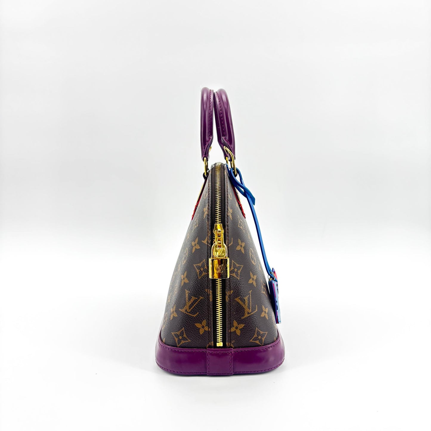 Louis Vuitton Alma Limited Edition Totem Monogram Canvas with Leather, Multicolour, Canvas, Handbag