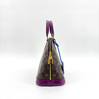 Louis Vuitton Alma Limited Edition Totem Monogram Canvas with Leather, Multicolour, Canvas, Handbag