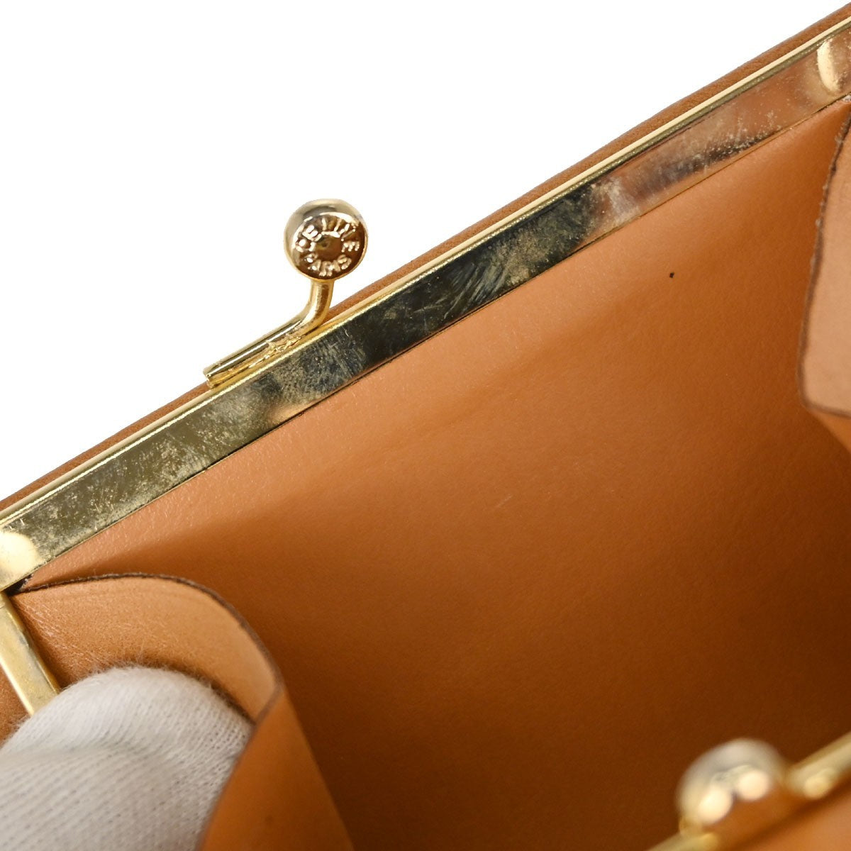 Celine Bifold Triomphe Coated Canvas, Brown, PVC, Wallet