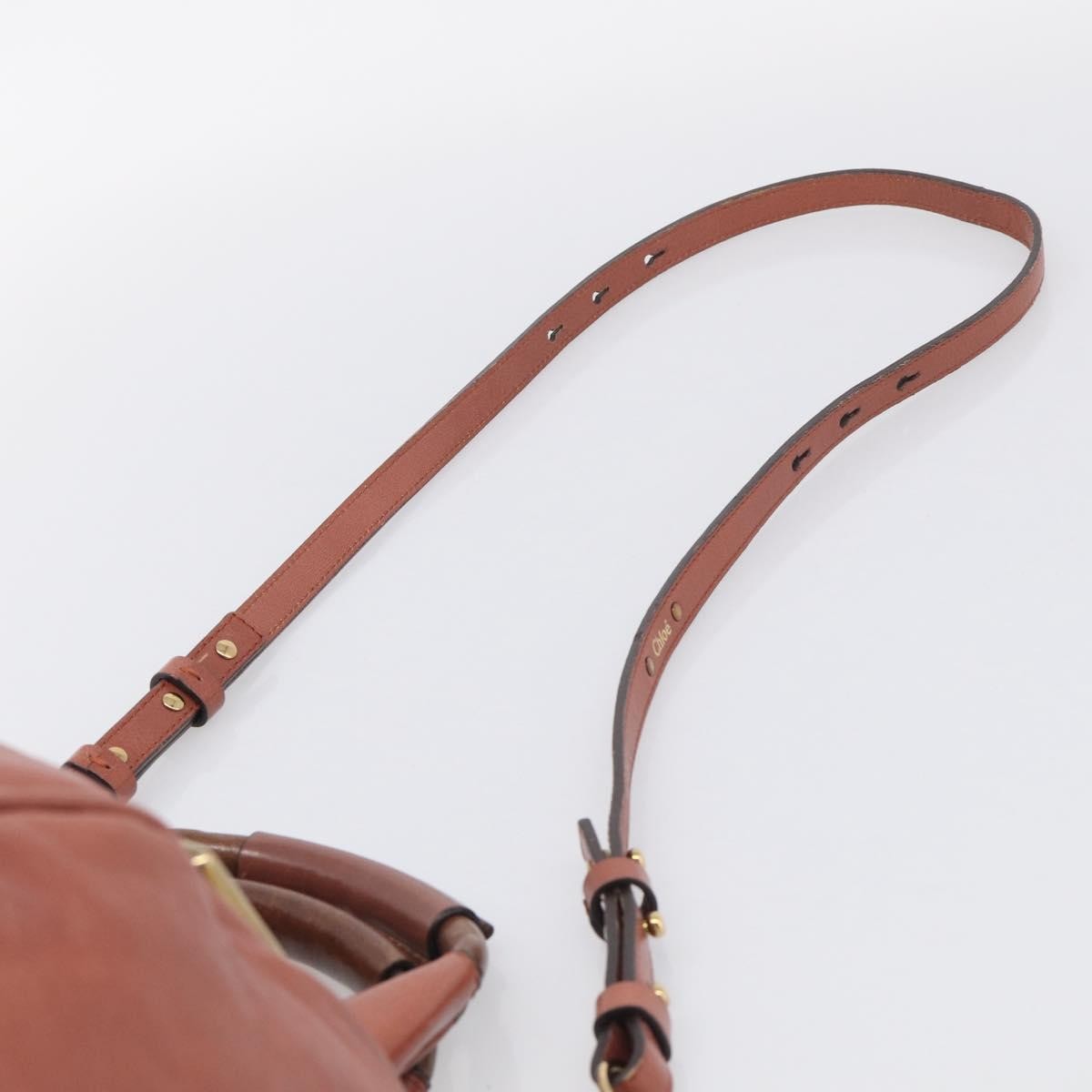 Chloe Ethel Leather, Pink, Leather, Handbag