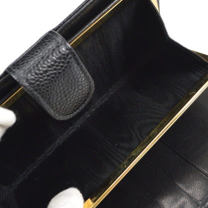 Chanel Timeless CC French Caviar, Black, Leather, Wallet