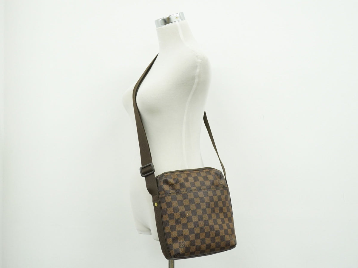 Louis Vuitton Trotteur Beaubourg Damier, Brown, Canvas, Handbag