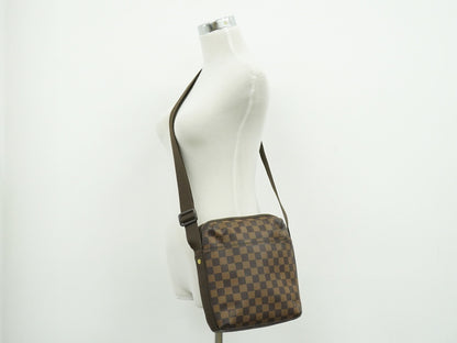 Louis Vuitton Trotteur Beaubourg Damier, Brown, Canvas, Handbag