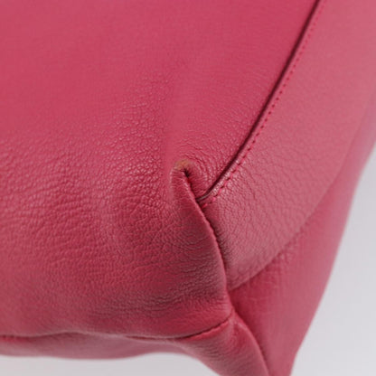 Salvatore Ferragamo Gancini Tote Leather, Pink, Leather, Tote Bag