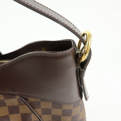 Louis Vuitton Sistina Damier, Brown, Canvas, Handbag