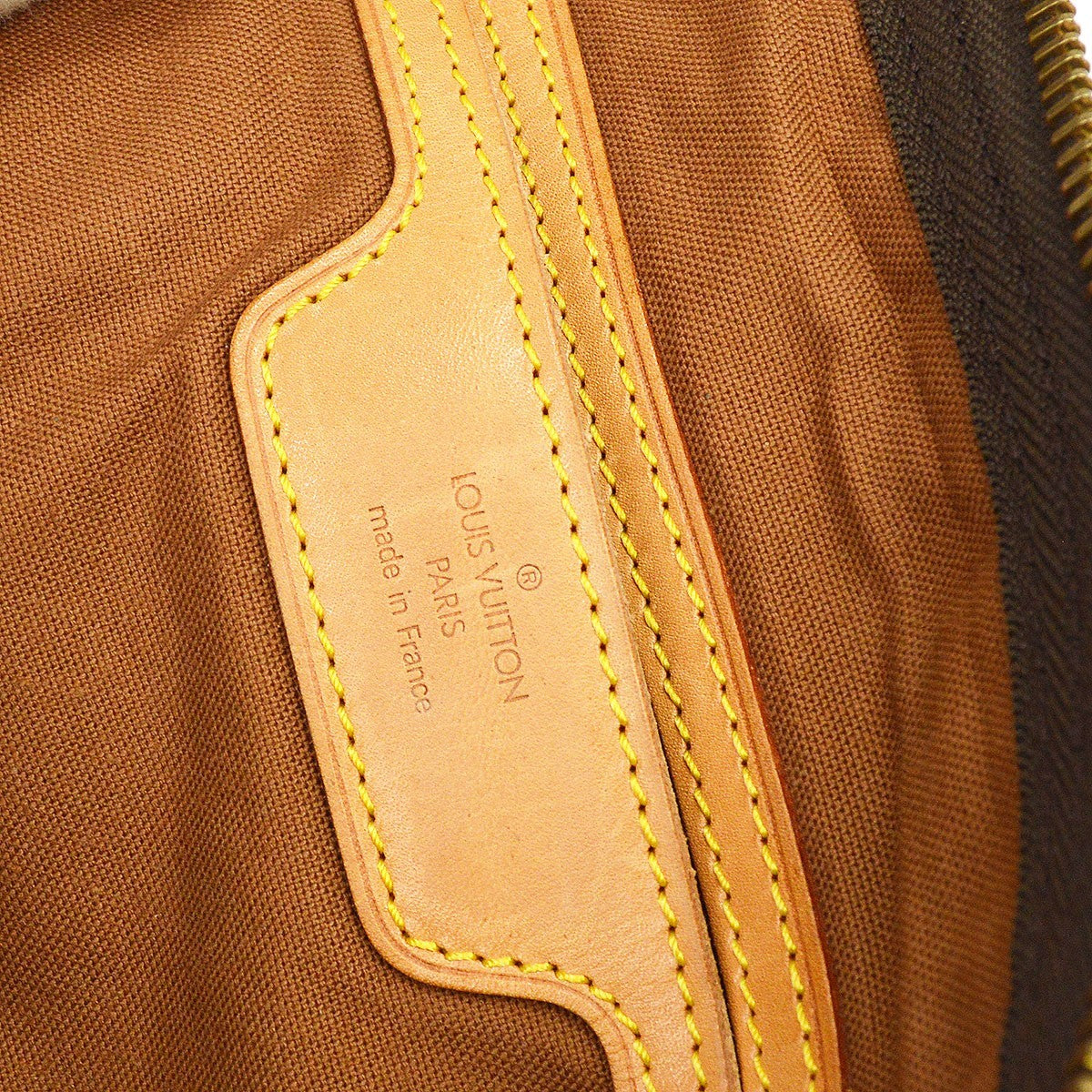 Louis Vuitton Sac Polochon Monogram Canvas, Brown, Canvas, Handbag