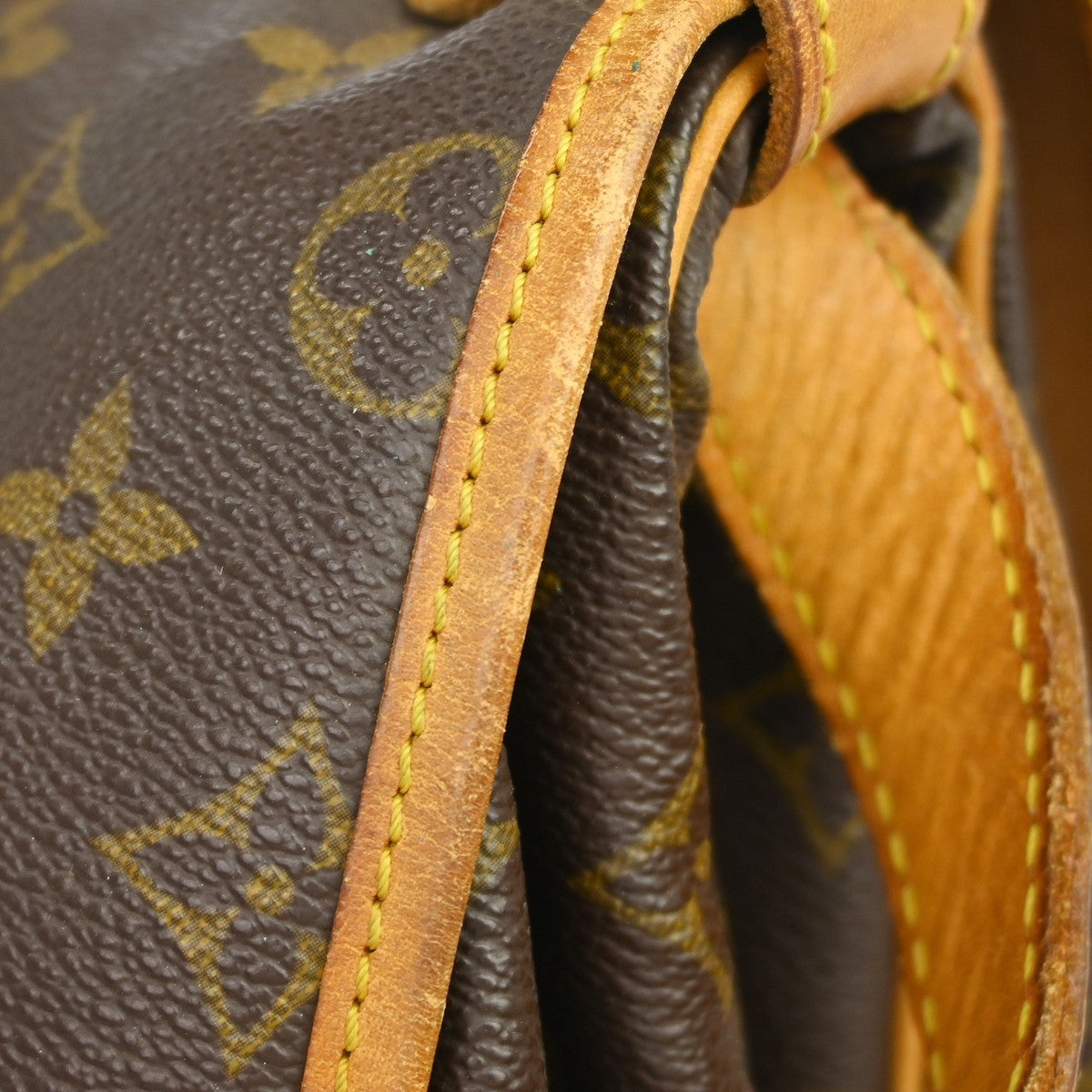 Louis Vuitton Saumur Monogram, Brown, Canvas, Shoulder Bag