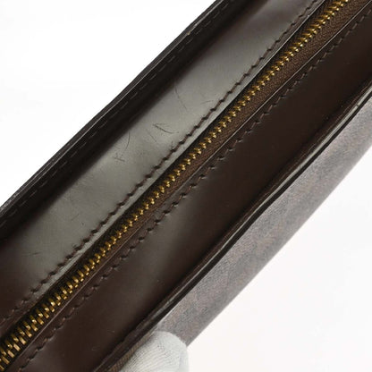 Louis Vuitton Pochette Saint Louis Damier, Brown, Canvas, Clutch