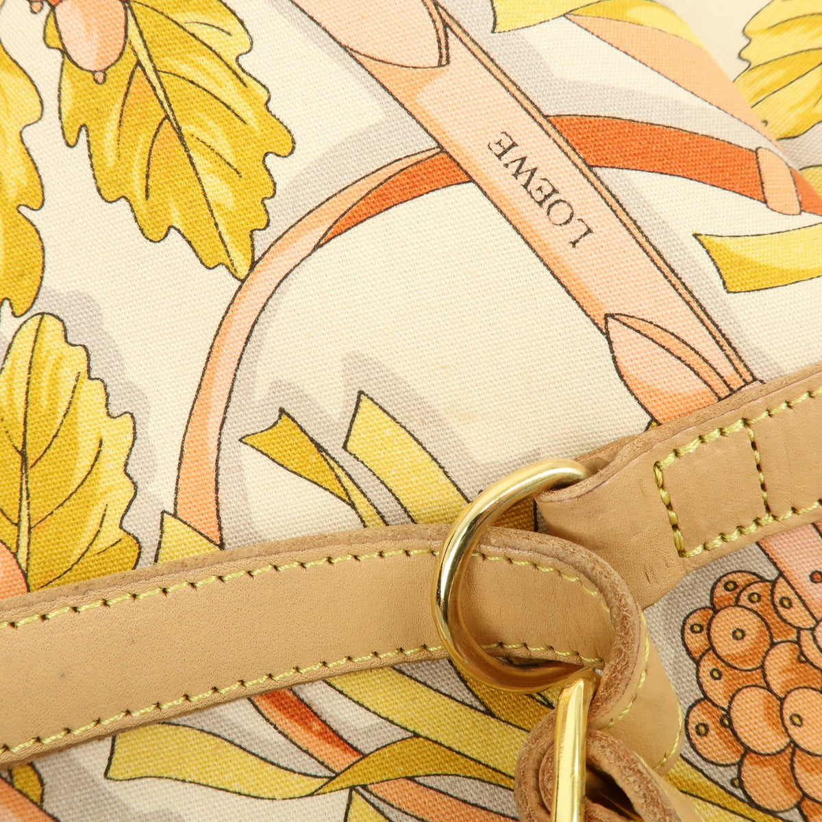 Loewe Vintage Canvas, Multicolour, Canvas, Shoulder Bag