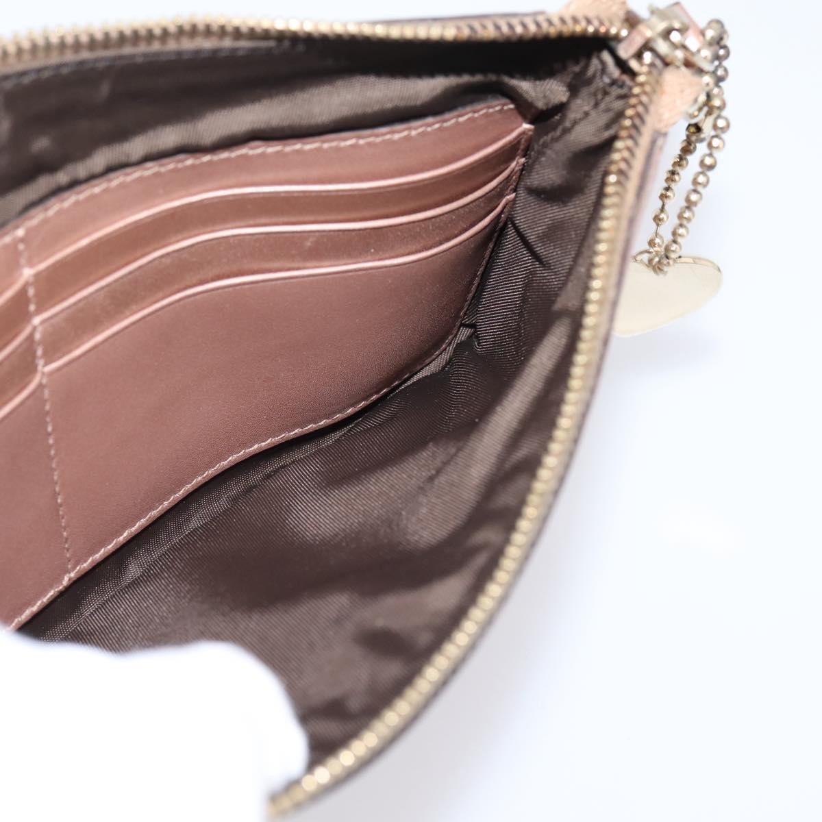 Gucci Heart Wristlet Guccissima Leather, Pink, Leather, Clutch