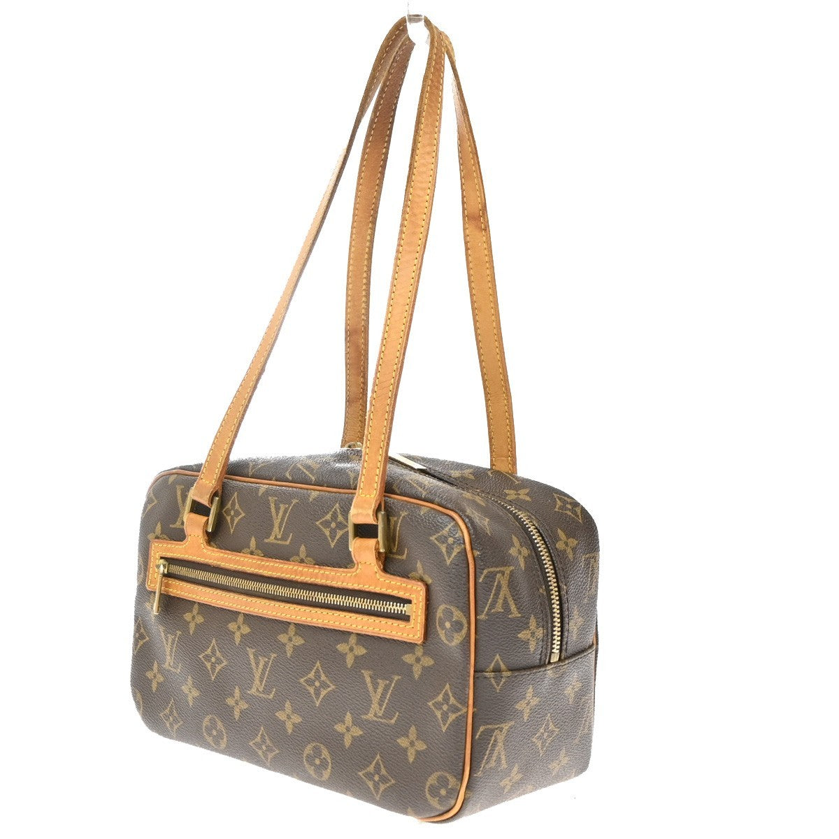 Louis Vuitton Cite Monogram Canvas, Brown, Canvas, Handbag