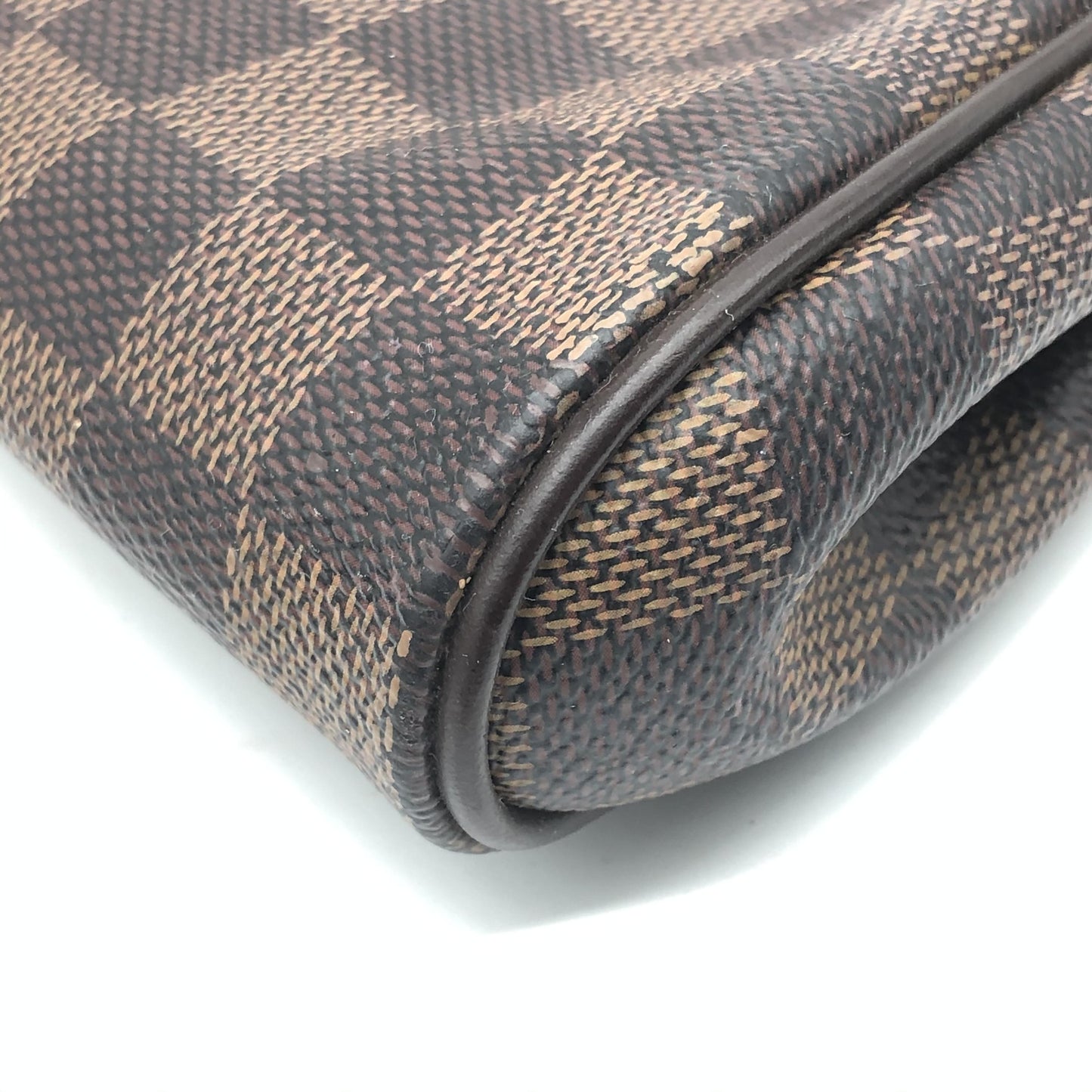 Louis Vuitton Eva Damier Ebene, Brown, Canvas, Shoulder Bag