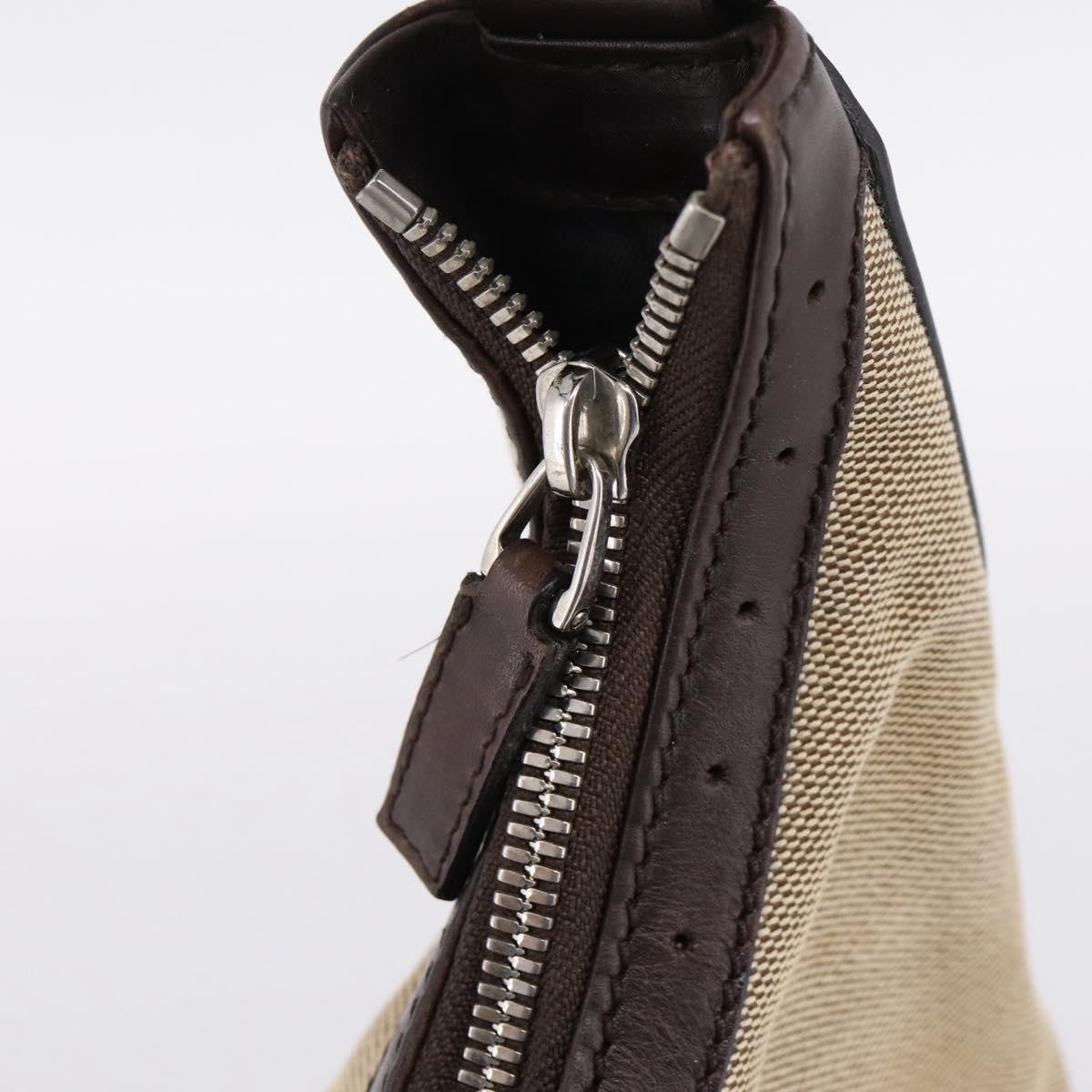 Gucci Reins Web Hobo Canvas, Beige, Canvas, Shoulder Bag