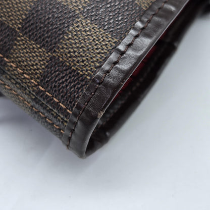 Louis Vuitton Neverfull Damier Ebene, Brown, Canvas, Tote Bag