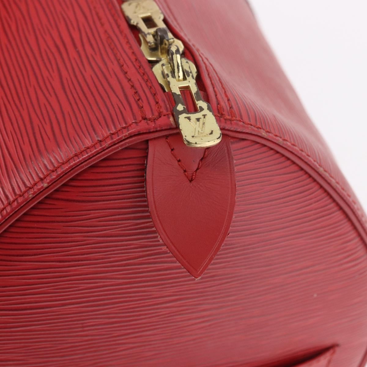 Louis Vuitton Keepall Epi Leather, Red, Leather, Travel Bag