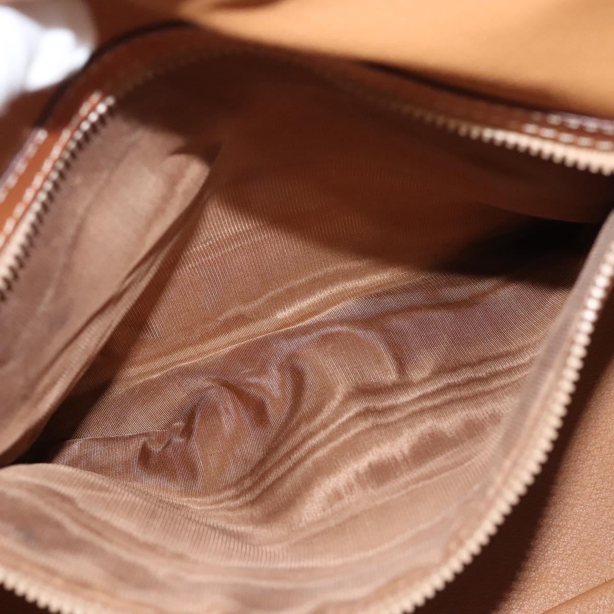 Celine Macadam Macadam with leather, Brown, Canvas, Handbag