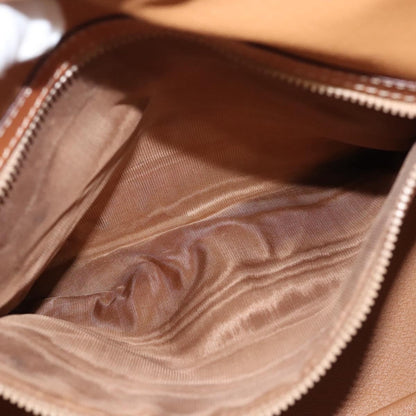 Celine Macadam Macadam with leather, Brown, Canvas, Handbag