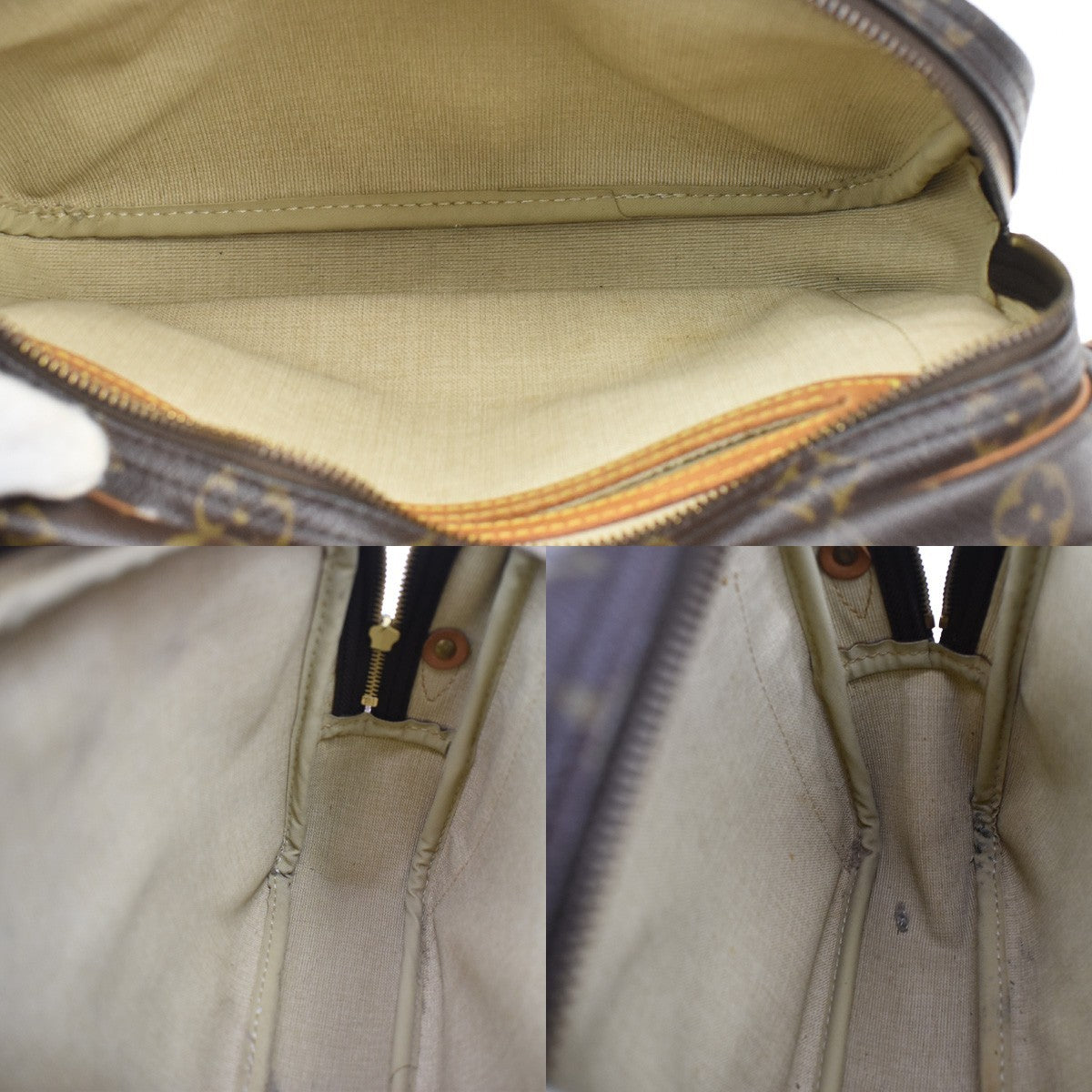 Louis Vuitton Reporter Monogram Canvas, Brown, Canvas, Shoulder Bag