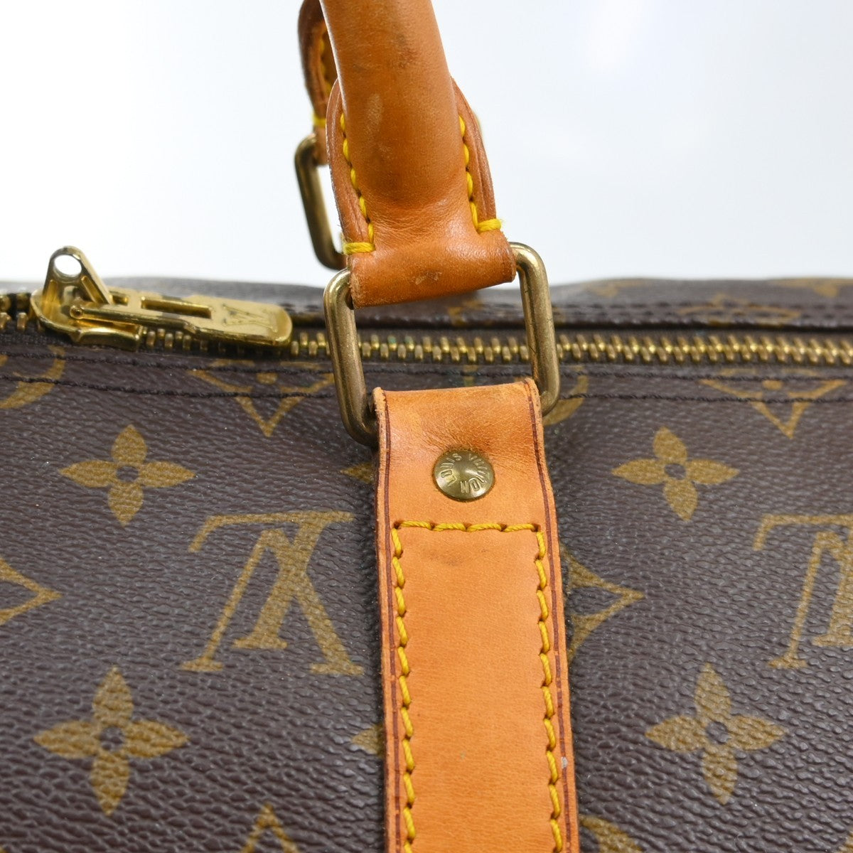 Louis Vuitton Keepall Monogram Canvas, Brown, Canvas, Travel Bag