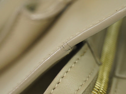 Saint Laurent East Side Smooth Leather, Beige, Leather, Tote Bag