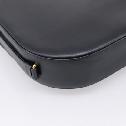 Cartier Sapphire Line Leather, Black, Leather, Shoulder Bag