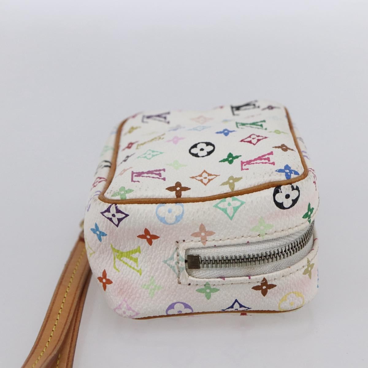 Louis Vuitton Wapity Trousse Monogram Multicolor, White, Canvas, Clutch