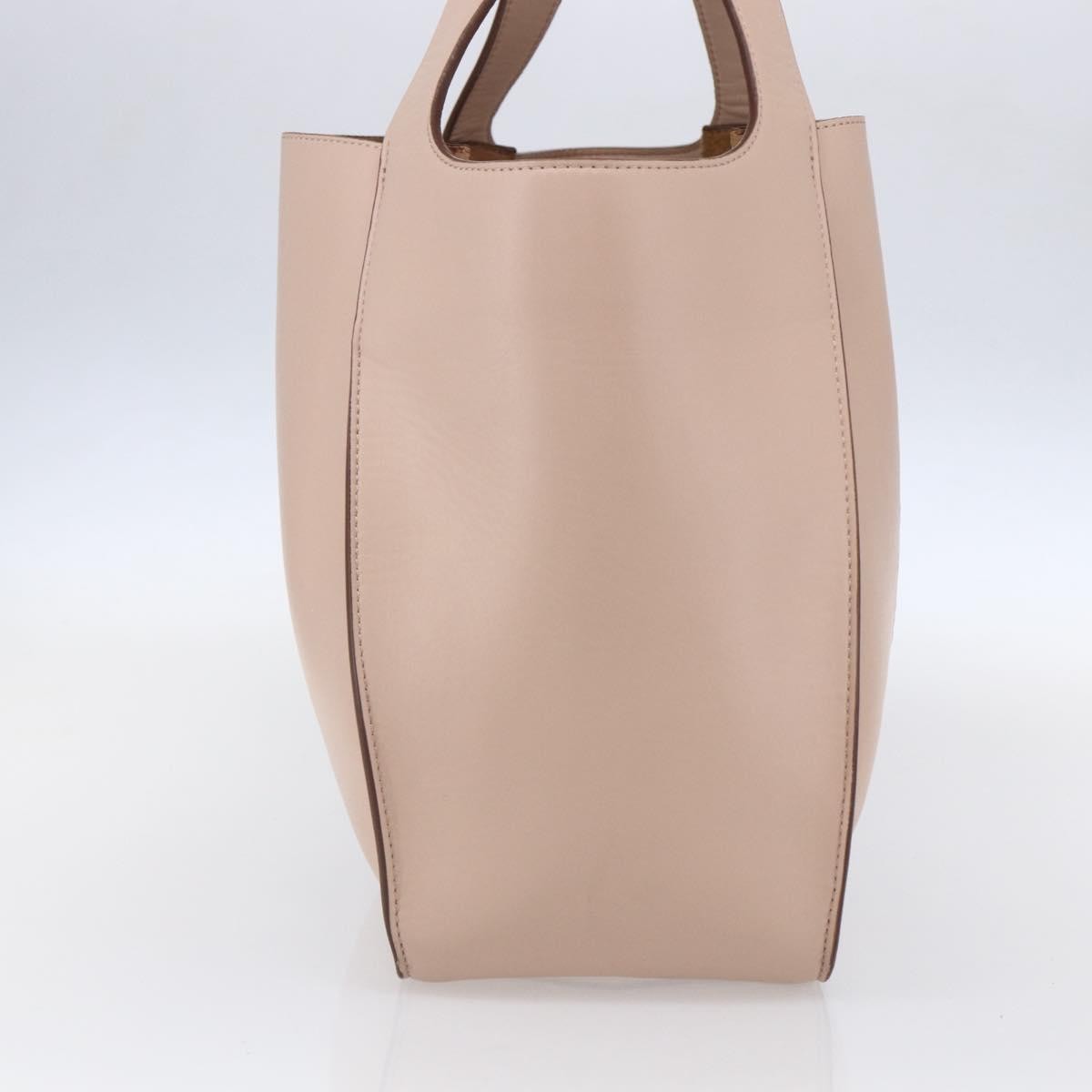 Stella McCartney Alter Tote Perforated Faux Leather, Beige, Synthetic, Tote Bag