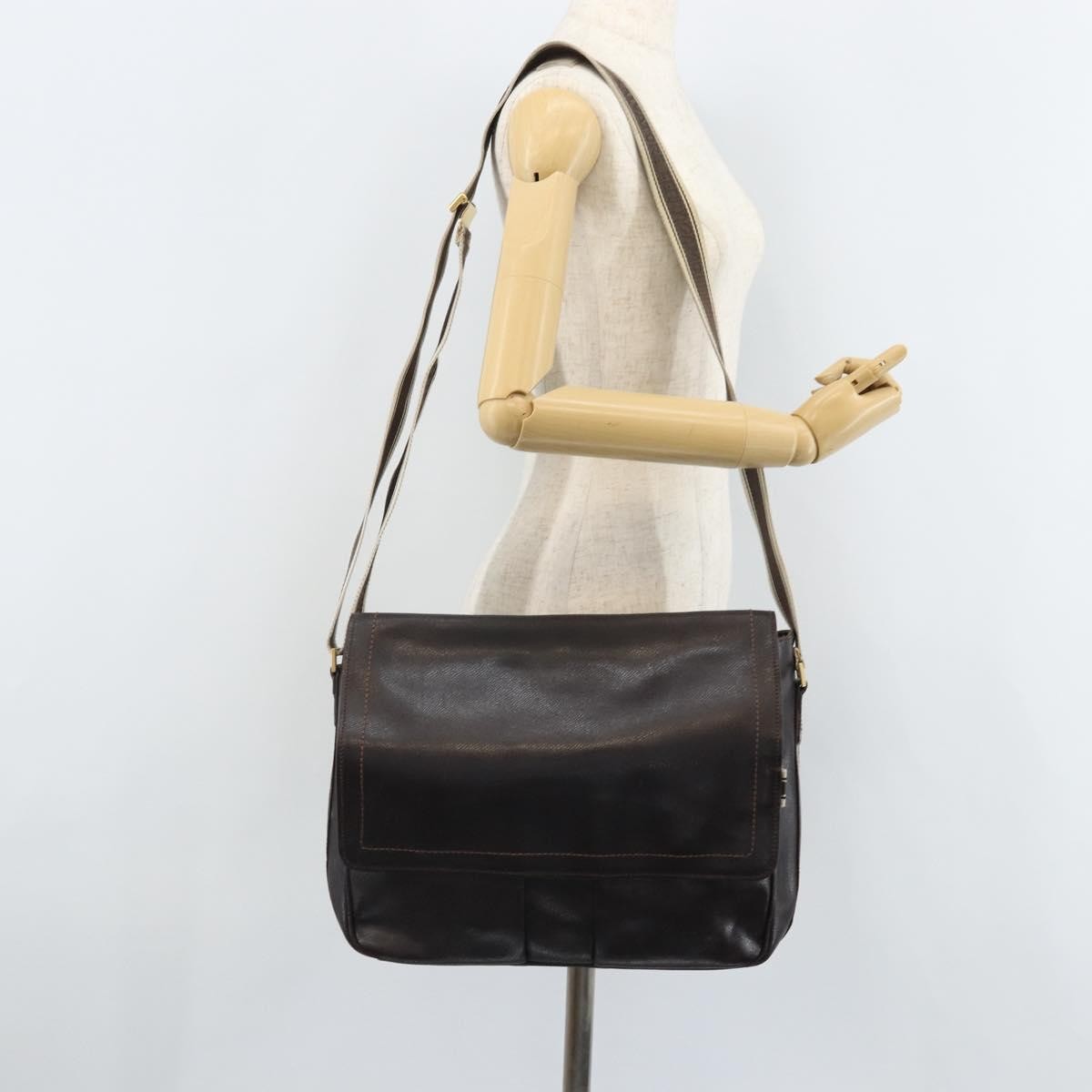 Salvatore Ferragamo Vintage Leather, Brown, Leather, Shoulder Bag