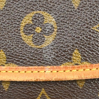 Louis Vuitton Saumur Monogram, Brown, Canvas, Shoulder Bag