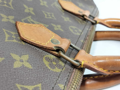 Louis Vuitton Speedy Monogram Canvas, Brown, Canvas, Handbag