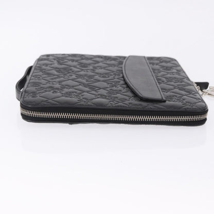 Chanel Zip Around iPad Case Quilted Lambskin, Black, Leather, Tech Accessory