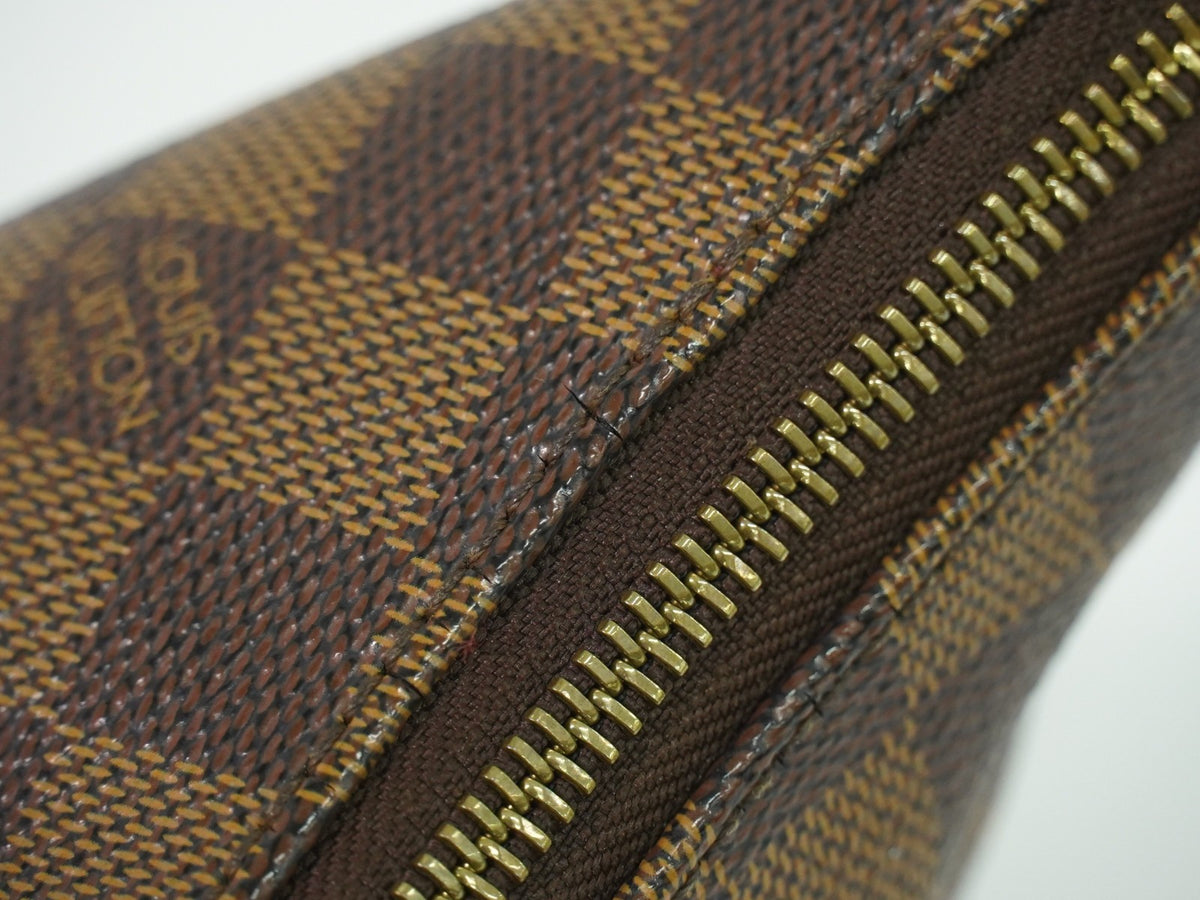 Louis Vuitton Bloomsbury Damier Ebene, Brown, Canvas, Shoulder Bag